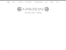 Tablet Screenshot of adarlingday.com